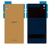 Задняя крышка Sony E6833 Xperia Z5 Premium Dual Sim/E6853/E6883 золотистая