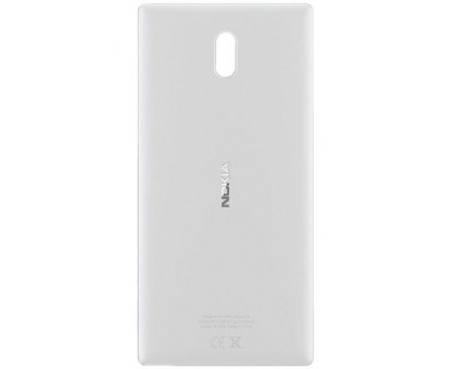 Задняя крышка Nokia 3 Dual Sim TA-1032 белая Silver White