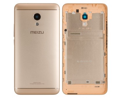 Задняя крышка Meizu M5s (M612) золотистая оригинал