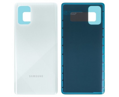 Задняя крышка Samsung A715F Galaxy A71 серебристая оригинал