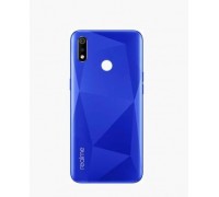 Задняя крышка Realme 3i синяя Diamond Blue оригинал