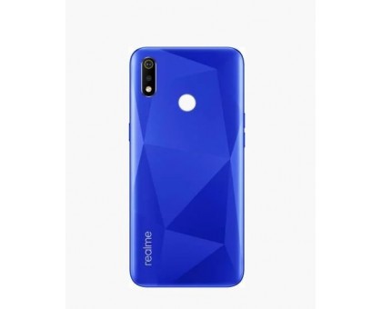 Задняя крышка Realme 3i синяя Diamond Blue оригинал