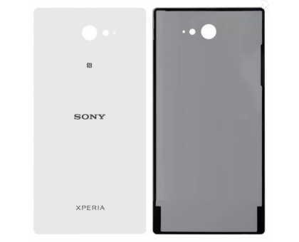 Задняя крышка Sony D2302 Xperia M2 Dual Sim S50h/D2303/D2305/D2306 белая пластик