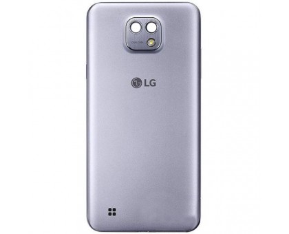 Задняя крышка LG K580 X Cam серебристая Titan Silver оригинал