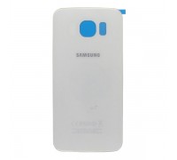Задняя крышка Samsung G925F Galaxy S6 Edge белая White Pearl