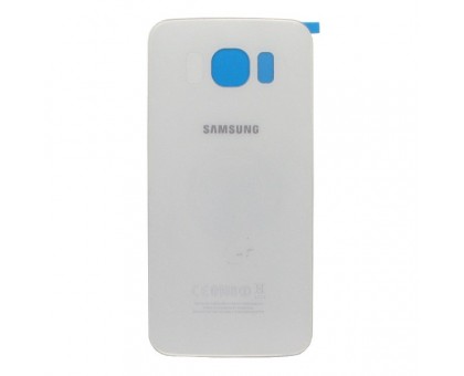 Задняя крышка Samsung G925F Galaxy S6 Edge белая White Pearl