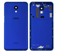 Задняя крышка Meizu M6s (M712H/M712Q) синяя оригинал логотип mblu Meizu