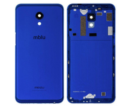 Задняя крышка Meizu M6s (M712H/M712Q) синяя оригинал логотип mblu Meizu
