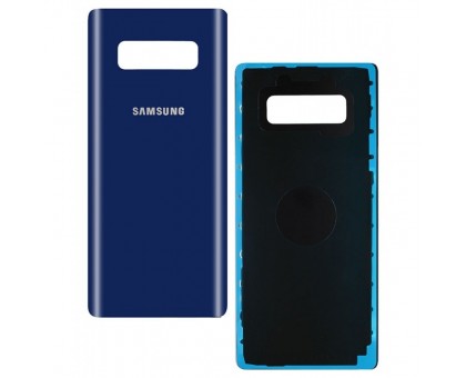 Задняя крышка Samsung N950F Galaxy Note 8 синяя Deep Sea Blue оригинал