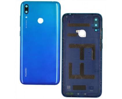 Задняя крышка Huawei Y7 2019 DUB-LX1/Y7 Prime 2019 DUB-LX3 синяя Aurora Blue оригинал
