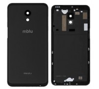 Задняя крышка Meizu M6s (M712H/M712Q) черная оригинал логотип mblu Meizu