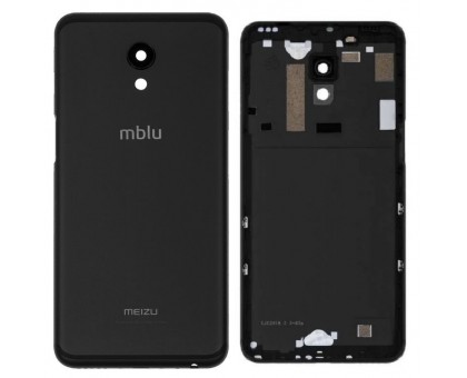 Задняя крышка Meizu M6s (M712H/M712Q) черная оригинал логотип mblu Meizu