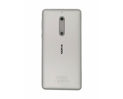 Задняя крышка Nokia 5 Dual Sim TTA-1044/A-1053 серебристая