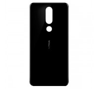 Задняя крышка Nokia 5.1 Plus TA-1102/TA-1105/TA-1108/TA-1112/TA-1120 X5 2018 TA-1109 черная