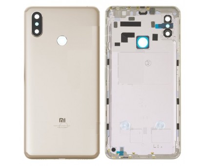 Задняя крышка Xiaomi Mi Max 3 золотистая оригинал