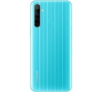 Задняя крышка Realme 6i голубая Blue Soda оригинал