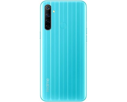Задняя крышка Realme 6i голубая Blue Soda оригинал