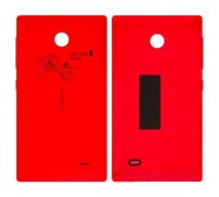 Задняя крышка Nokia X Dual Sim (RM-980) красная Bright Red