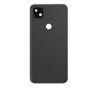 Задняя крышка Google Pixel 4a черная оригинал + стекло камеры