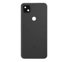 Задняя крышка Google Pixel 4a черная оригинал + стекло камеры