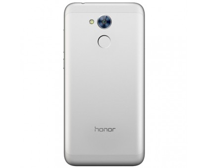 Задняя крышка Honor 6A DLI-TL20 серебристая с шлейфом сканера отпечатка пальца оригинал