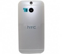 Задняя крышка HTC One M8 серебристая Glacial Silver оригинал