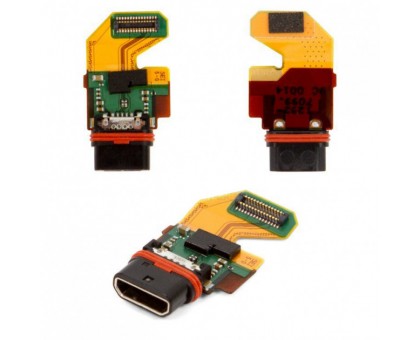 Шлейф Sony E6833 Xperia Z5 Premium Dual Sim/E6853/E6883 с разъемом зарядки оригинал