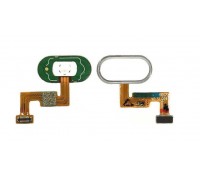 Шлейф Meizu Pro 6 Plus M686 с кнопкой меню Home белого цвета