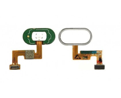 Шлейф Meizu Pro 6 Plus M686 с кнопкой меню Home белого цвета