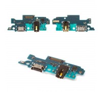 Шлейф Samsung M205F Galaxy M20 2019 с разъемом зарядки с разъемом наушников с микрофоном плата зарядки оригинал