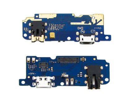 Шлейф Meizu M5 M611 с разъемом зарядки с разъемом наушников с микрофоном плата зарядки