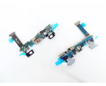 Шлейф для Samsung A7100 Galaxy A7 (2016), с разъемом зарядки, разъемом наушников, с кнопкой Меню (Home), сенсорными кнопками, микрофоном REV:03A