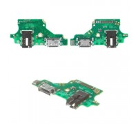 Шлейф Huawei P20 Lite Dual Sim (ANE-L21)/Nova 3e с разъемом зарядки с разъемом наушников с микрофоном плата зарядки USB Type-C с микросхемой оригинал