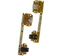 Шлейф Asus ME370 Google Nexus 7 2012/ME370T с разъемом зарядки с разъемом наушников оригинал