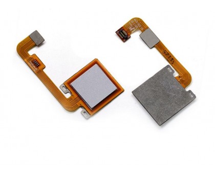 Шлейф Xiaomi Redmi Note 4X /Redmi Note 4 Global 2017 с сканером отпечатка пальца серебристого цвета с микросхемой оригинал Китай