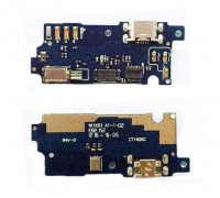 Шлейф Meizu M3 /M3 mini M688H с разъемом зарядки с микрофоном с вибро плата зарядки