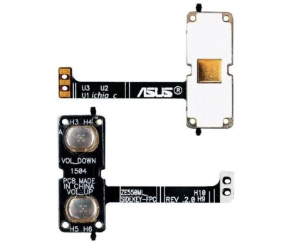 Шлейф Asus ZenFone 2 ZE550ML/ZE551ML с кнопками регулировки громкости