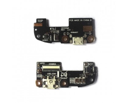 Шлейф Asus ZenFone 2 ZE550ML/ZE551ML с разъемом зарядки с микрофоном плата зарядки