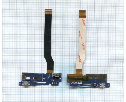 Шлейф Asus ZenFone 3 Max 5.2" ZC520TL с разъемом зарядки с виброзвонком с микрофоном