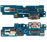 Шлейф Asus ZenFone 4 Max 5.5" ZC554KL/4 Max Pro с разъемом зарядки с виброзвонком с микрофоном плата зарядки