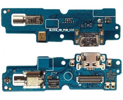 Шлейф Asus ZenFone 4 Max 5.5" ZC554KL/4 Max Pro с разъемом зарядки с виброзвонком с микрофоном плата зарядки
