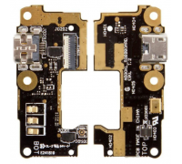 Шлейф Asus ZenFone 5 A500KL 2014 с разъемом зарядки с микрофоном плата зарядки