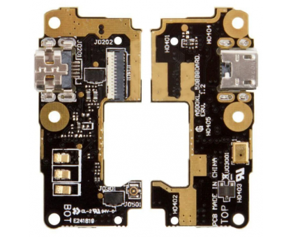 Шлейф Asus ZenFone 5 A500KL 2014 с разъемом зарядки с микрофоном плата зарядки