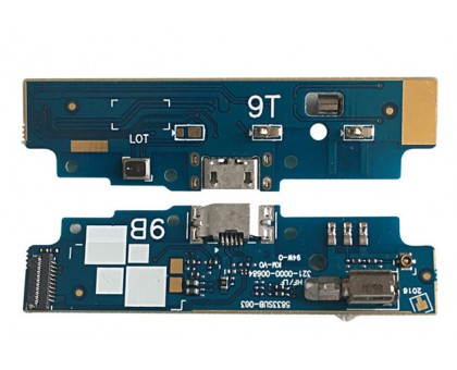 Шлейф Asus ZenFone Go ZB452KG с разъемом зарядки с виброзвонком с микрофоном плата зарядки