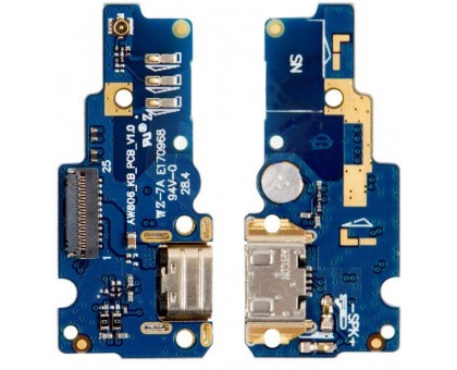 Шлейф Asus ZenFone Go ZC500TG с разъемом зарядки с микрофоном плата зарядки
