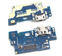 Шлейф Asus ZenFone Max M1 ZB555KL с разъемом зарядки с микрофоном плата зарядки