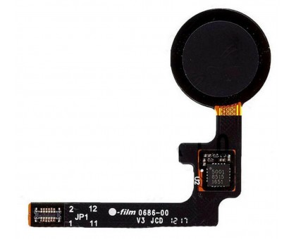 Шлейф Google Pixel 2 с сканером отпечатка пальца черного цвета Just Black