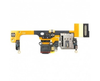 Шлейф Google Pixel 3 XL с разъемом зарядки Type-C с разъемом Sim карты с микрофоном оригинал