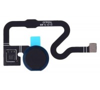 Шлейф Google Pixel 3a с сканером отпечатка пальца черного цвета Just Black
