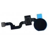 Шлейф Google Pixel 3a XL с сканером отпечатка пальца черного цвета Just Black